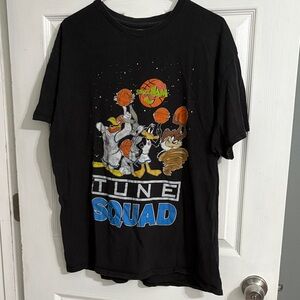 Black Tune Squad Graphic T-Shirt